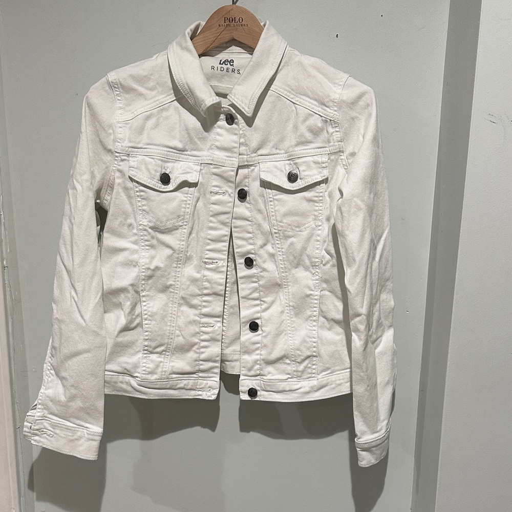 Riders by Lee White Denim Trucker Jacket